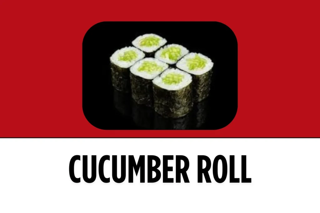 A Sushiro Menu Singapore dish Cucumber Roll