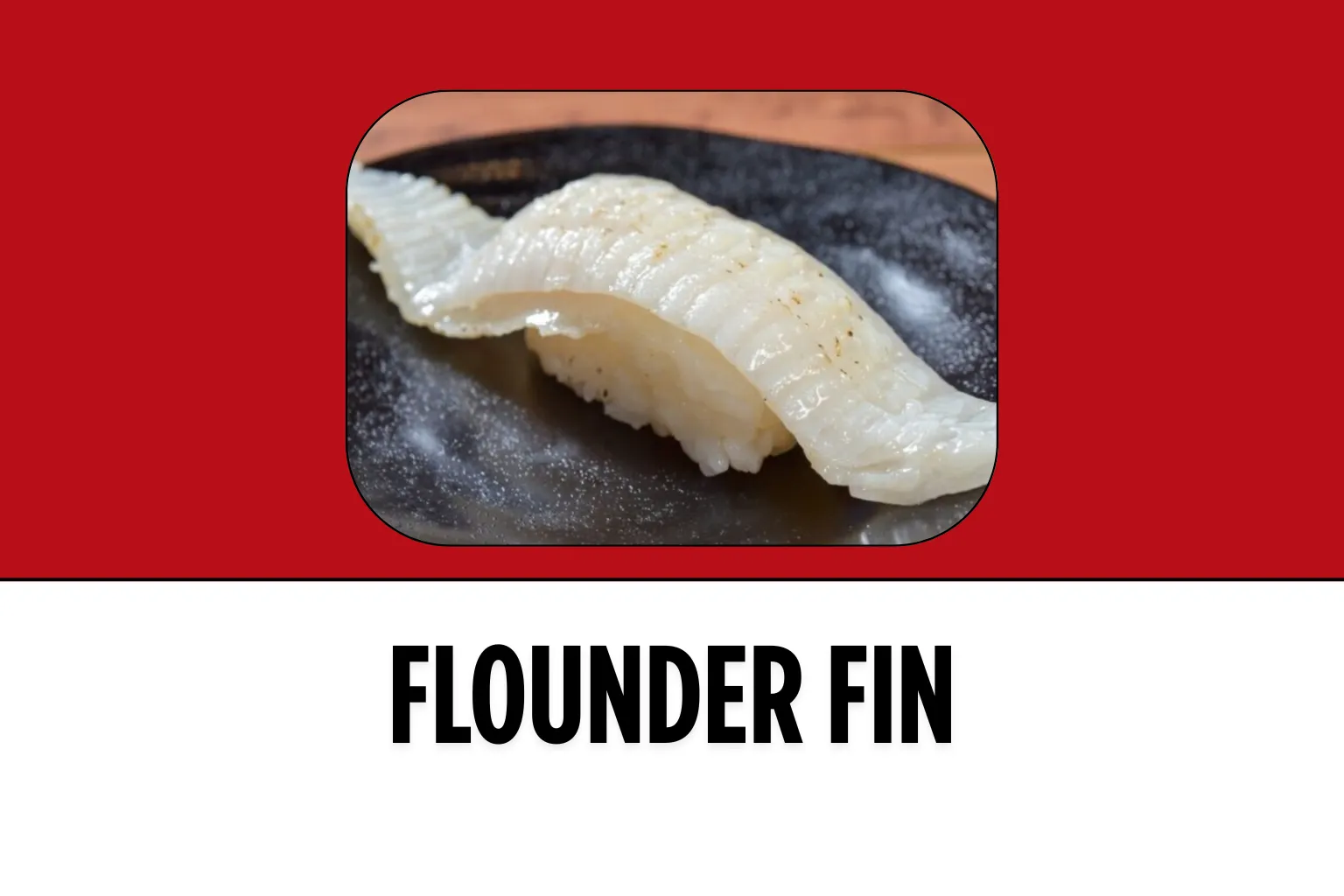Sushiro Menu Singapore Nigiri Menu Item Flounder Fin